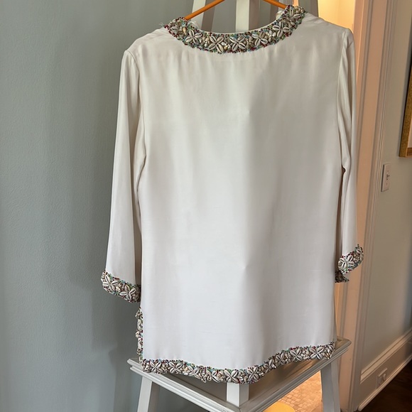 C.J. Laing silk tunic with shell border - Picture 7 of 7